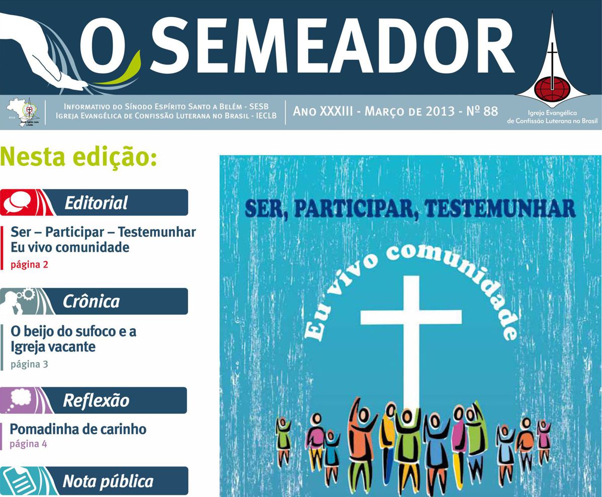 Jornal O semeador 2013