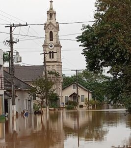 Enchentes no RS - Igreja de São Sebastião do Caí - Sínodo Nordestes Gaúcho - Enchentes 2024