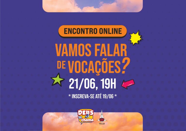 Vamos falar sobre vocações - encontro online