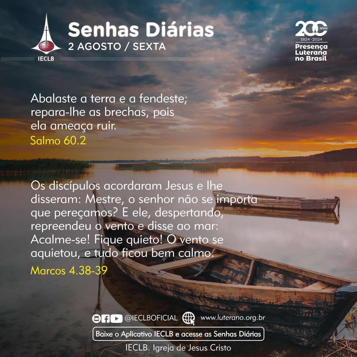 Senhas Diárias - 02 08 2024