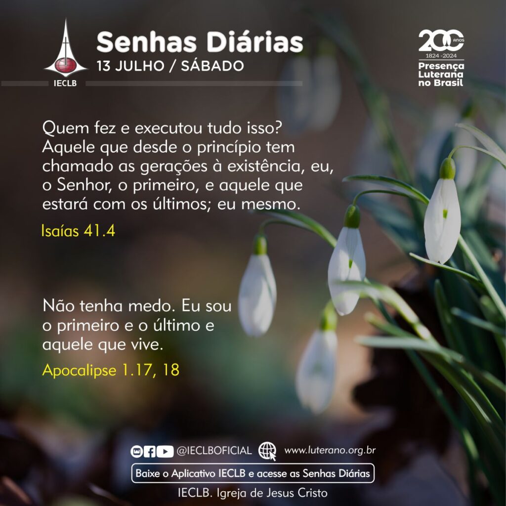 Senhas Diárias 13 07 2024