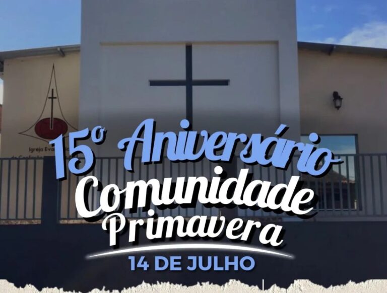 aniversário comunidade primavera