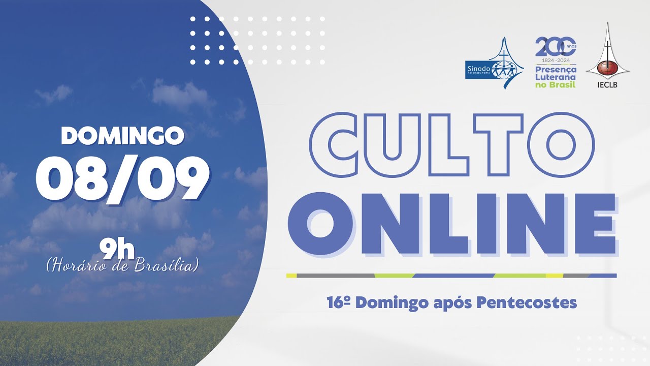 Culto Nacional Online 08 09 2024