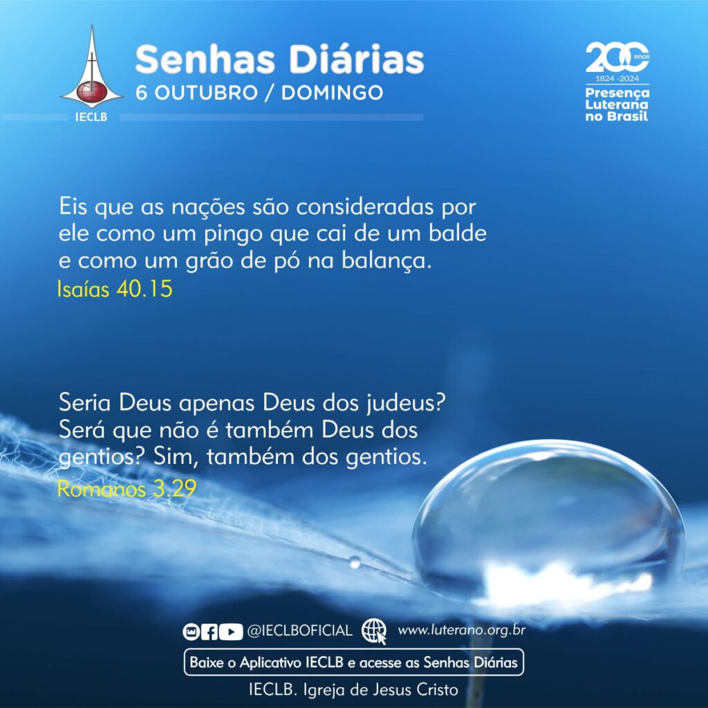 Senhas Diárias - 06 10 2024