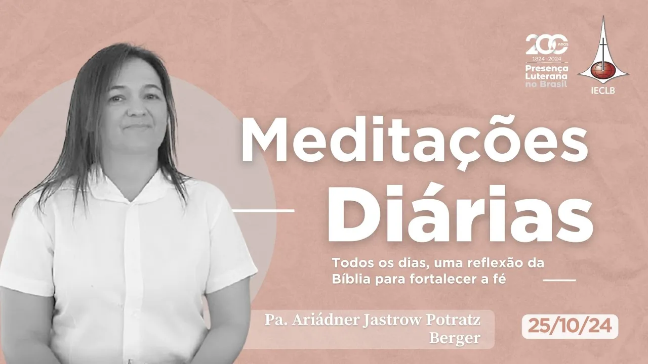 Meditações Diárias 25 10 2024