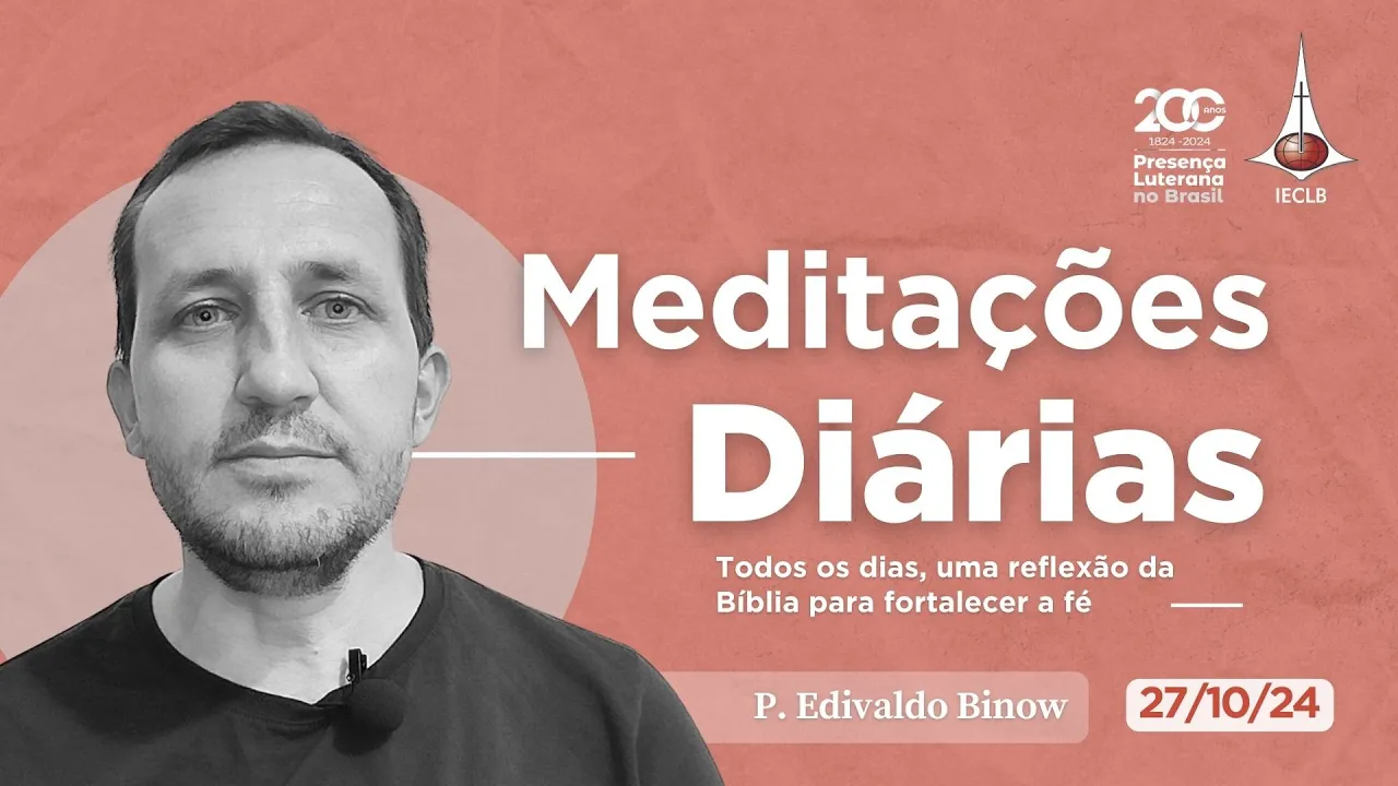 Meditações Diárias 27 10 2024