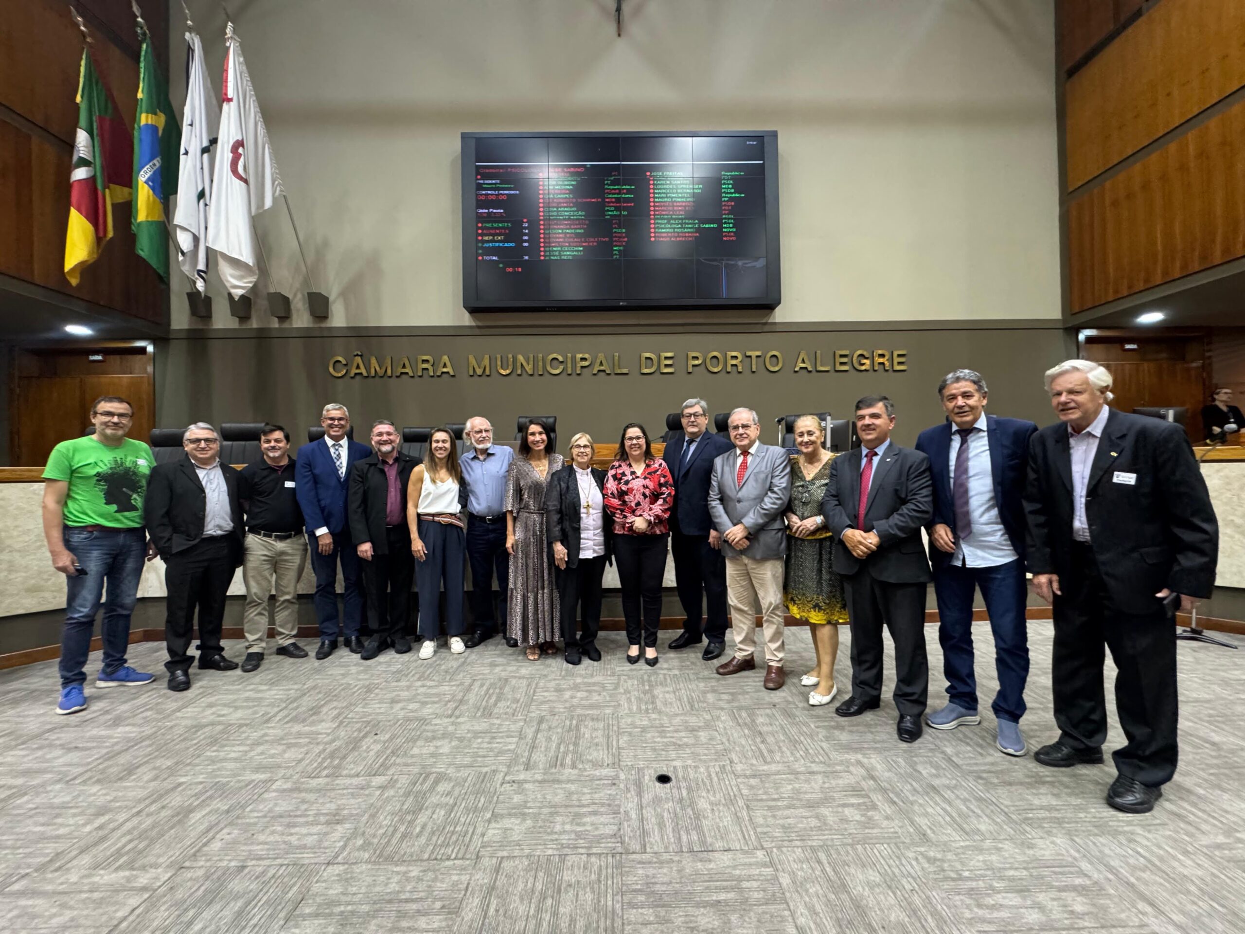 Homenagem Câmara de Vereadores Porto Alegre