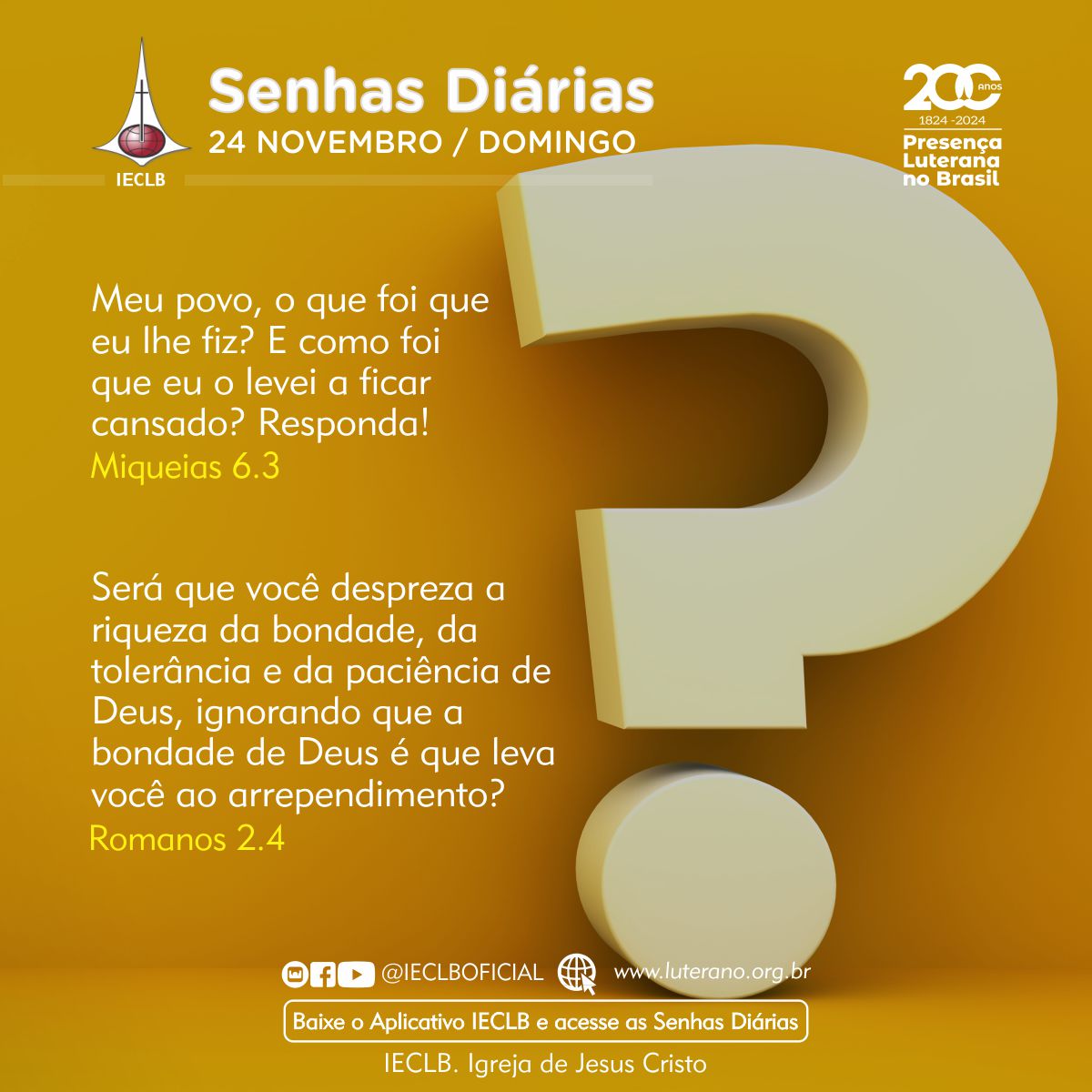 Senhas Diárias - 24 11 2024