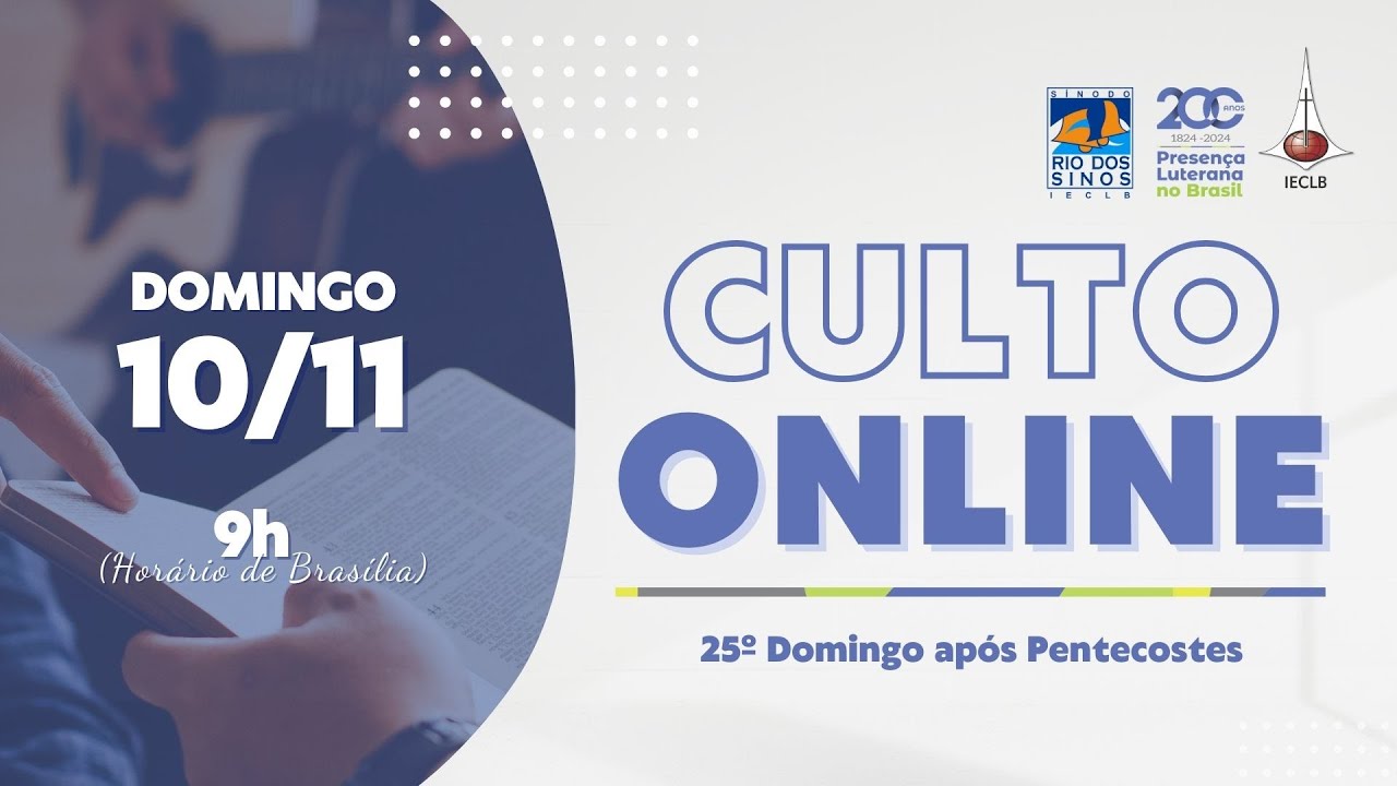 culto nacional online 10 de novembro