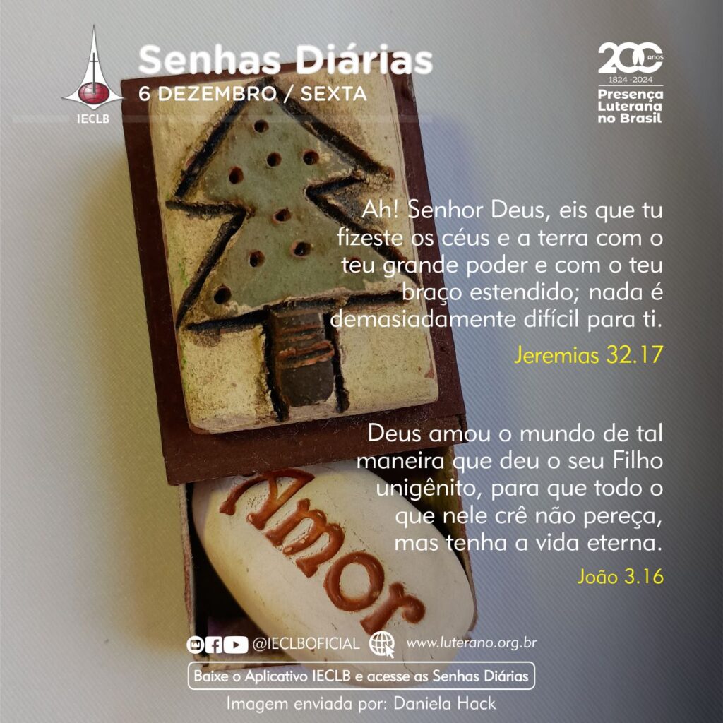 Senhas Diárias - 06 12 2024