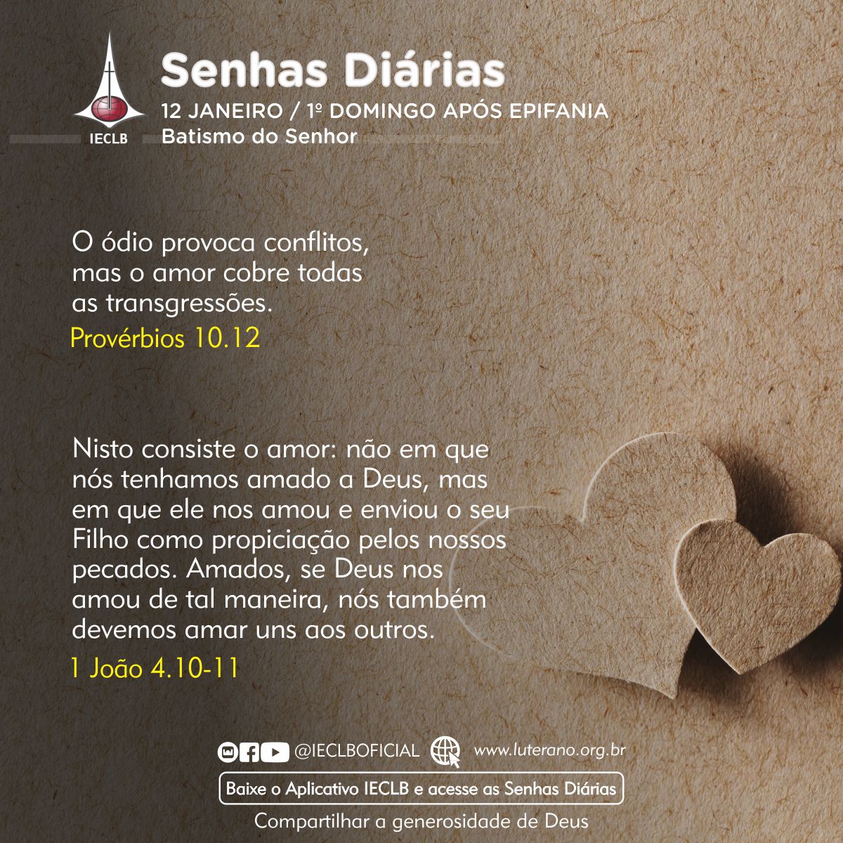 Senhas Diárias - 12 01 2025