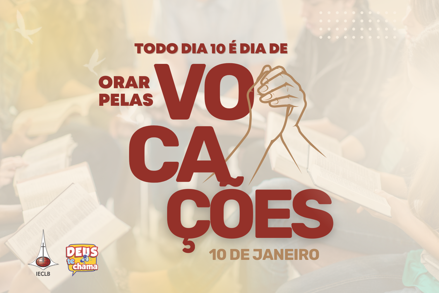 Dia 10 é dia de orar pelas vocações