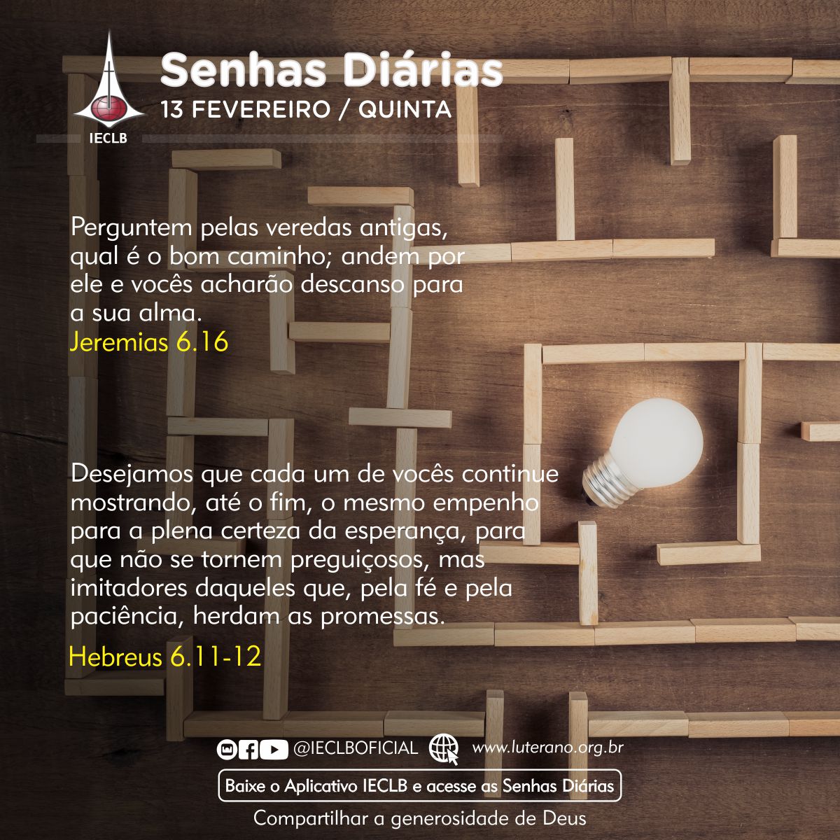 Senhas Diárias 13 02 2025