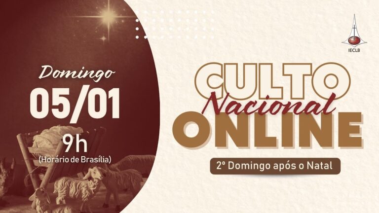 Culto nacional online 05 01 2025