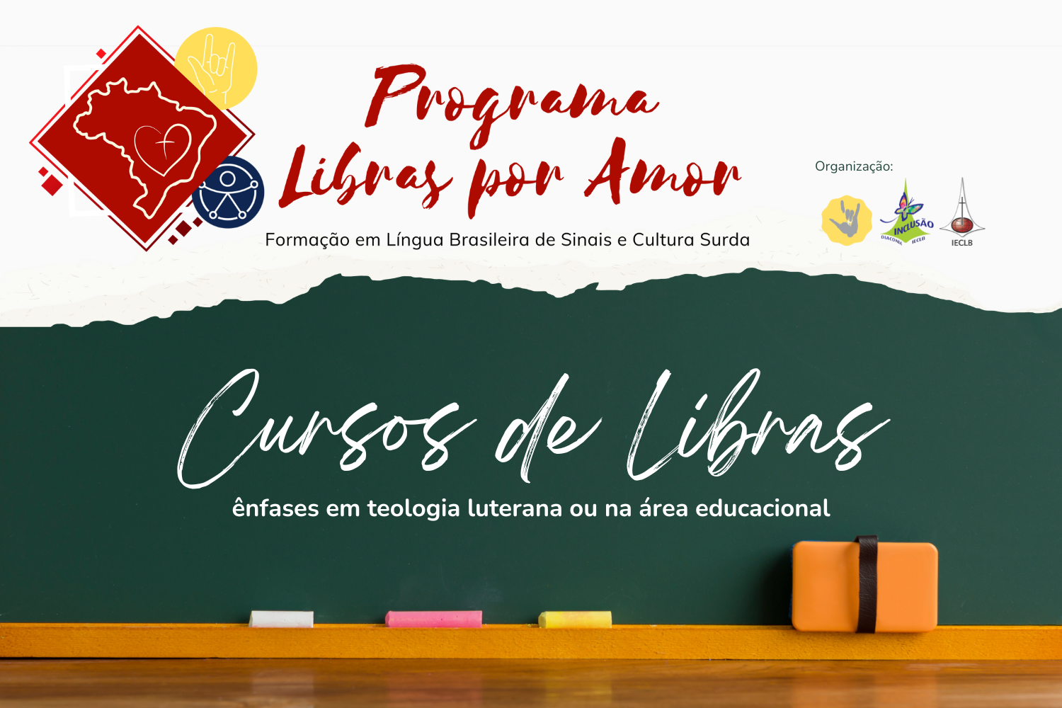 Inscrições abertas para novas turmas do curso de Libras