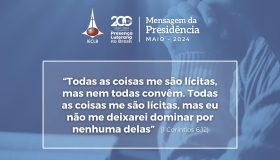 Mensagem da Presidência 2024 - Maio