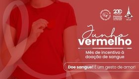 Card sobre o junho vermelho